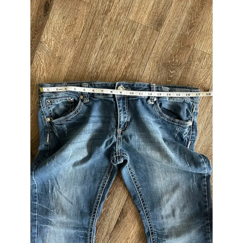 Rock revival inspired Premier Rue21 Women’s Bootcut Jeans Embellished   13/14 R​